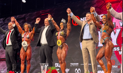 Mr. Olympia 2025: Natalia Coelho é campeã da categoria Women's Physique