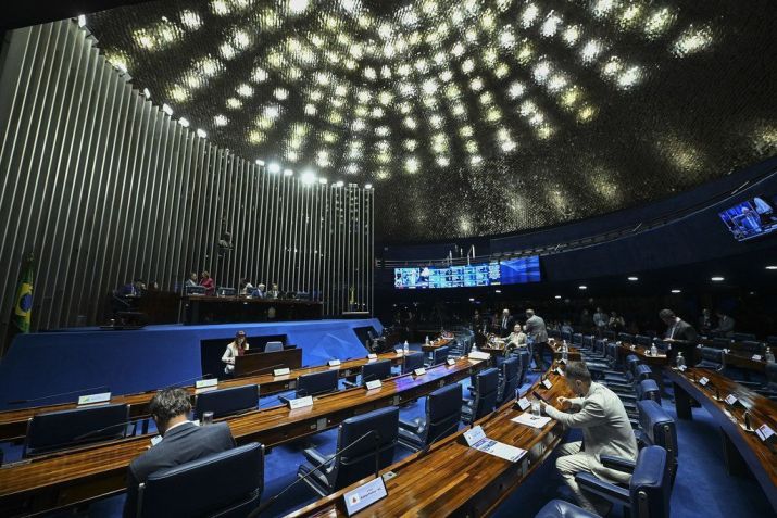 Plenário do Senado Federal durante sessão deliberativa ordinária • Carlos Moura/Agência Senado