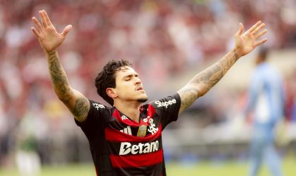 Veja o terceiro gol do Flamengo contra o Palmeiras, marcado por Pedro