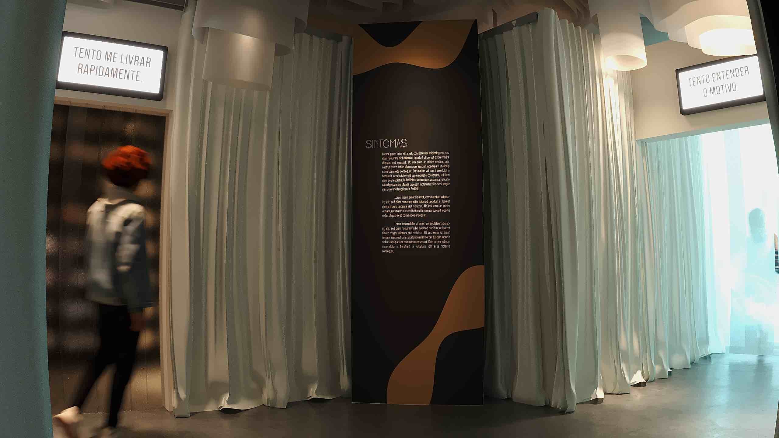 Instalação Sintomas da exposição "A alma humana, você e o universo de Jung", do MIS • Divulgação/MIS