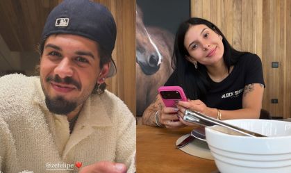 Ana Castela e Zé Felipe se reencontram após turnê da cantora em Portugal