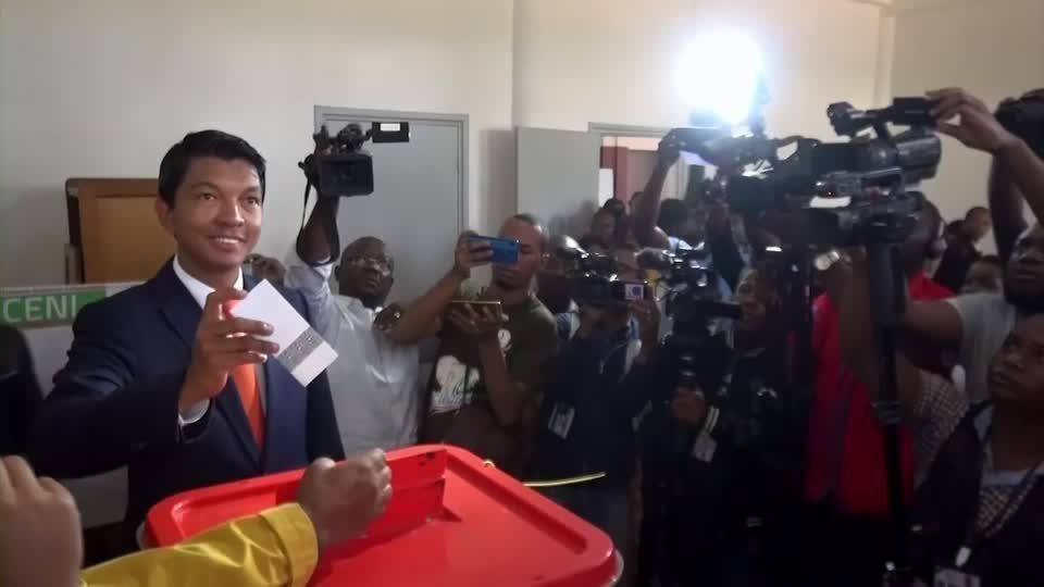André Rajoelina, presidente de Madagascar
