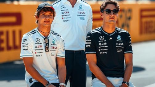Russell e Antonelli para a temporada de 2026