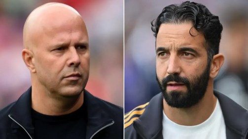 Arne Slot e Ruben Amorim