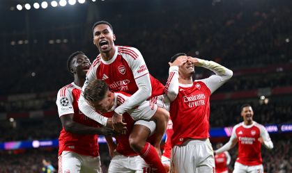 Com gols de brasileiros, Arsenal goleia Atlético de Madrid pela Champions
