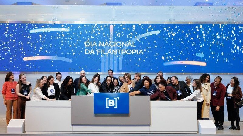 Empresários "tocam campainha" da B3 no Dia Nacional da Filantropia