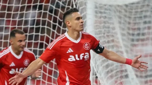 Rafael Borré não marcava gol pelo Inter há mais de dois meses