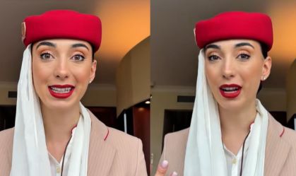 Comissária de bordo viraliza ao revelar salário de companhia aérea de Dubai