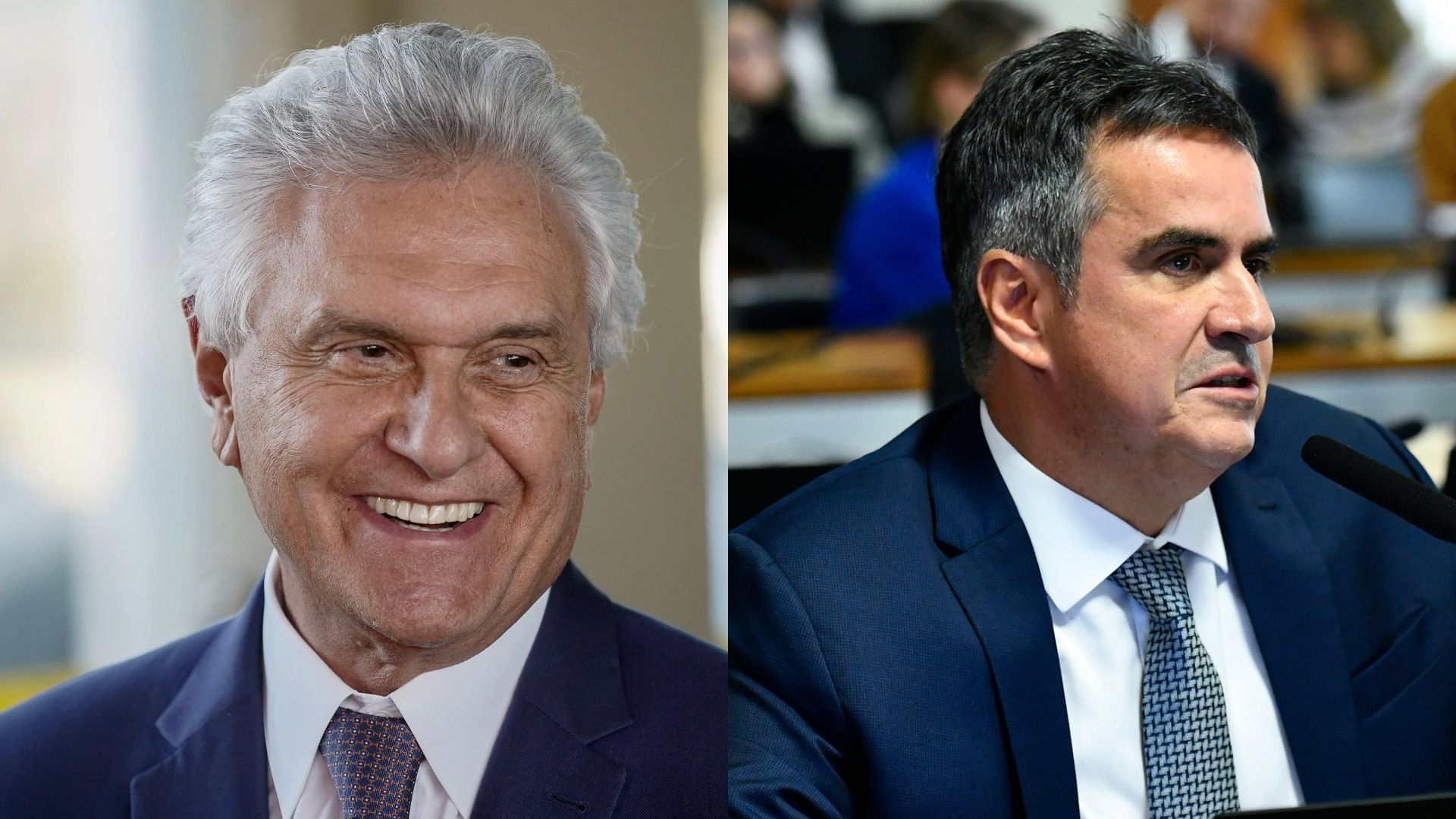 Caiado e Ciro Nogueira