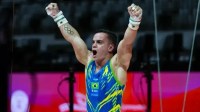 Caio Souza fica em sexto nas argolas no Mundial de Ginástica Artística