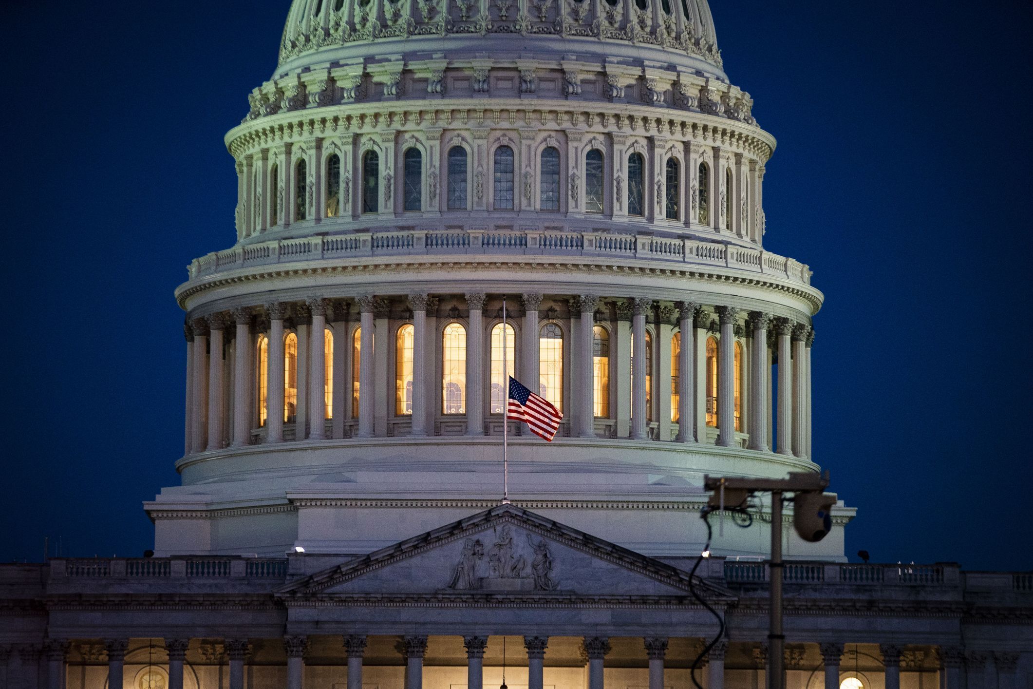 O edifício do Capitólio dos EUA em Washington, DC