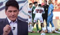 Apresentador do Jornal do SBT detona CBF, árbitro e presidente do São Paulo
