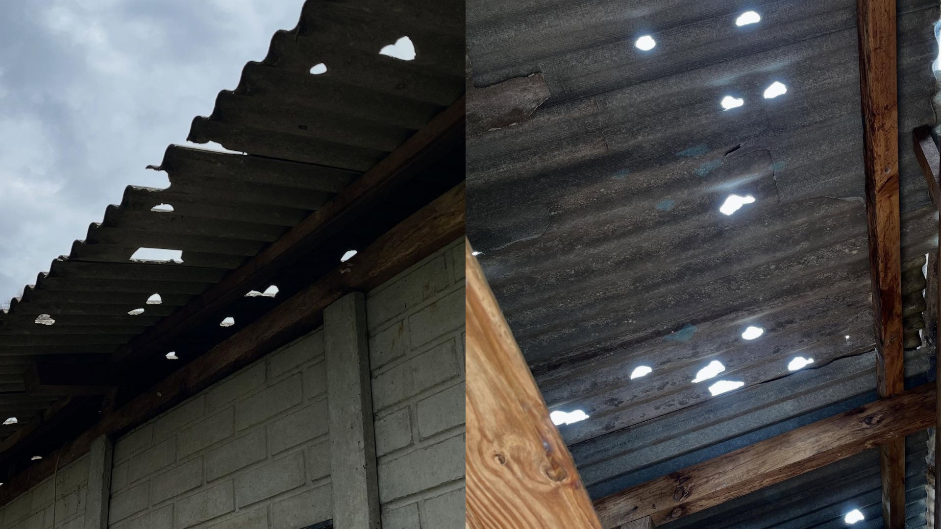 Impacto das pedras de granizo nos telhados • Prefeitura de Inácio Martins
