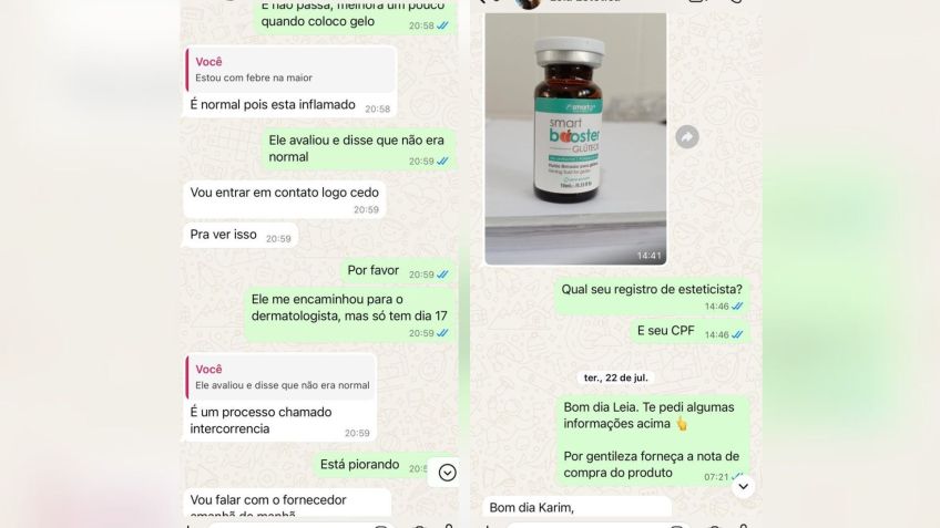 Profissional alegou ser uma 'intercorrência' • Reprodução