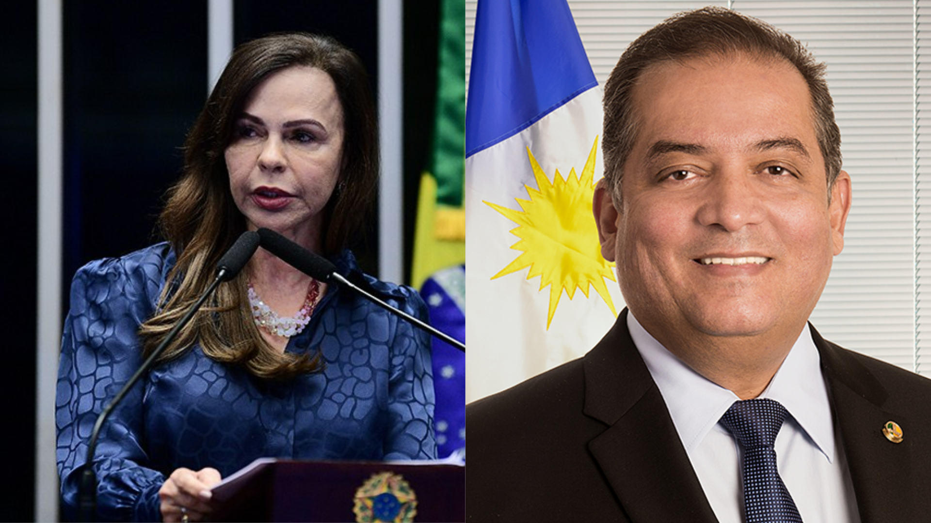 Os senadores Professora Dorinha (União) e Eduardo Gomes (PL) lideram os cenários em uma possível disputada para o Senado pelo Tocantins em 2026