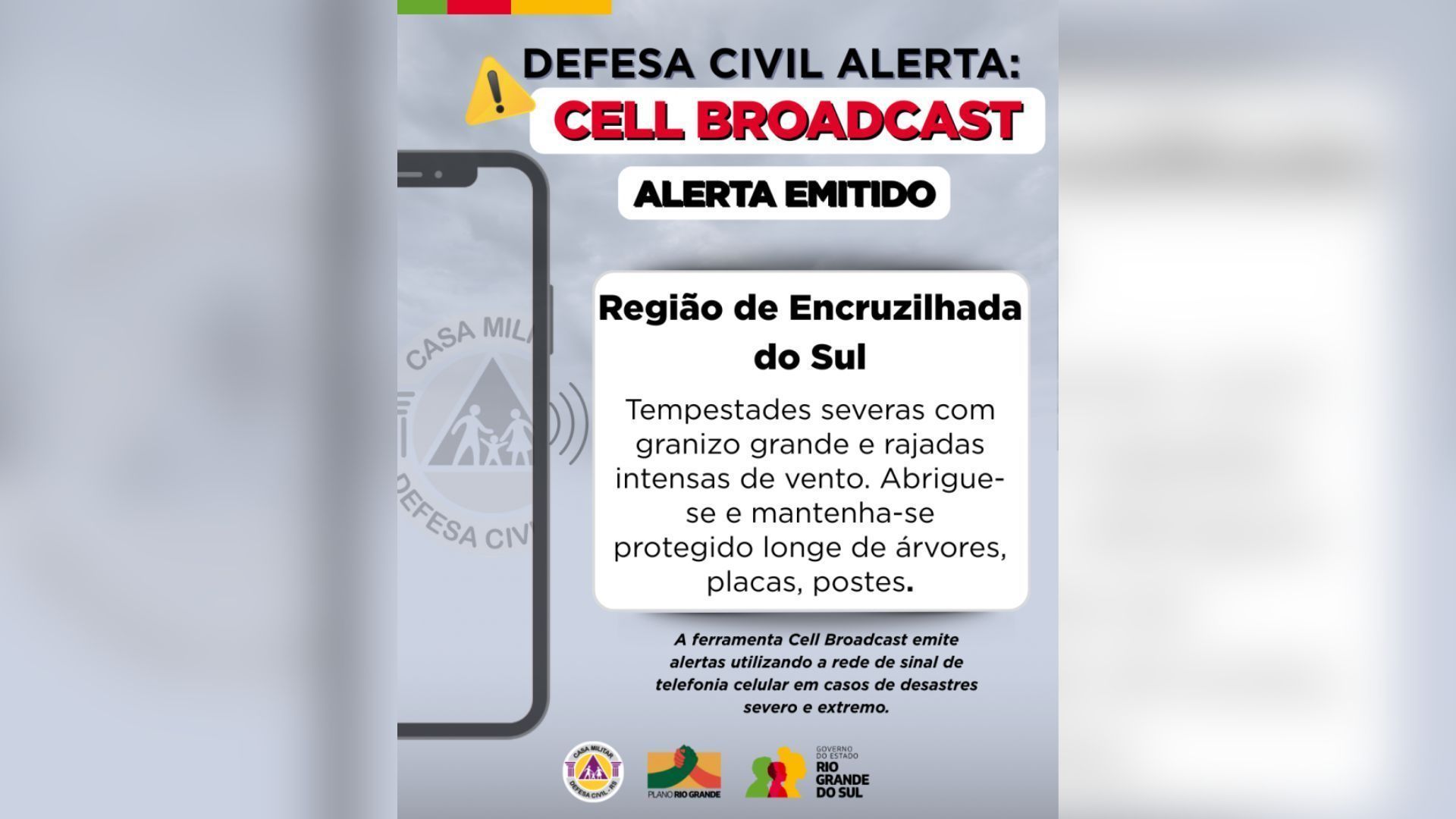 ALERTA CHUVAS RS