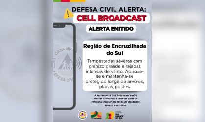 Supercélula: Defesa Civil alerta pra fortes tempestades no RS