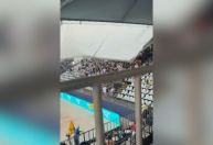 Estrutura desaba durante torneio de beach tennis e deixa feridos em SP