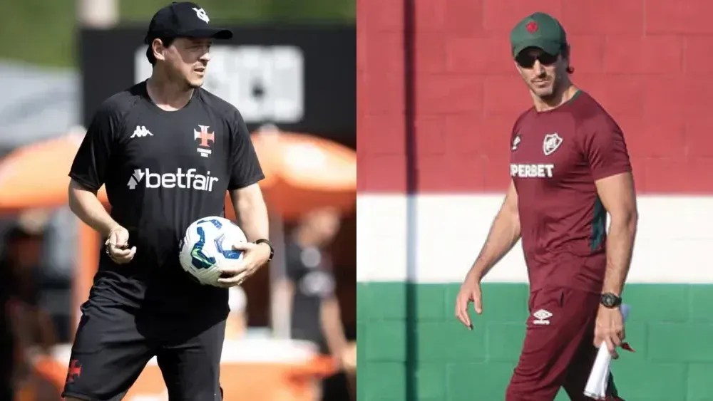 Fernando Diniz e Luís Zubeldía são os técnicos de Vasco e Fluminense