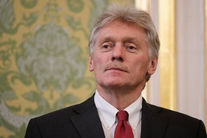 Porta-voz do Kremlin Dmitry Peskov em Moscou