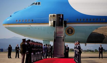 Trump chega à Busan, na Coreia do Sul, para se encontrar com Xi Jinping