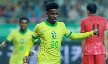 Com 3 gols, Estêvão é o artilheiro da Seleção na era Ancelotti