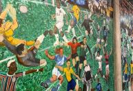 Nova exposição celebra futebol sul-americano e paixão pelo esporte