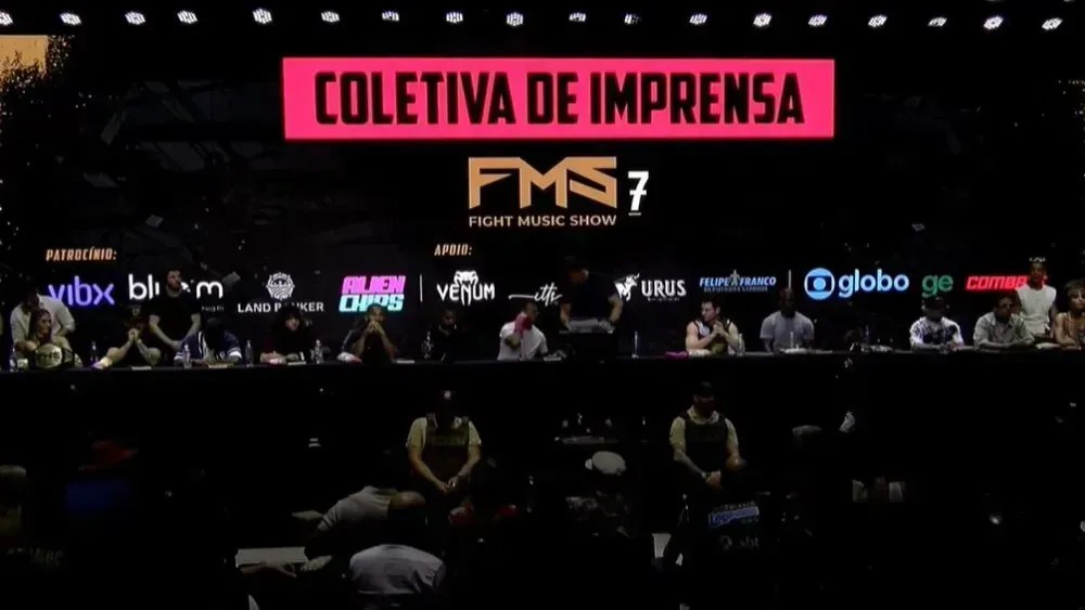 Coletiva de imprensa do FMS 7 nesta segunda-feira (6)