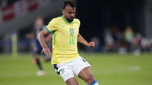 Fabrício Bruno durante amistoso entre Japão e Brasil