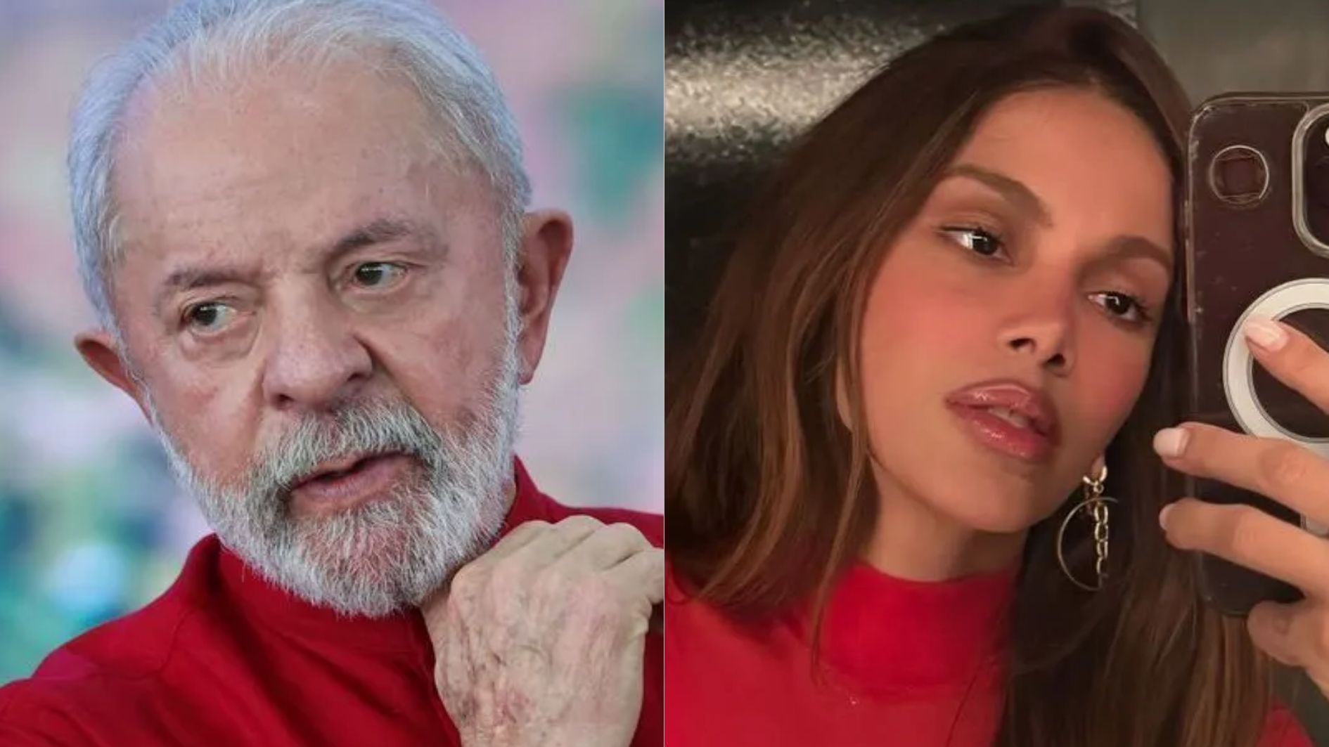 Presidente Lula e a cantadora Anitta