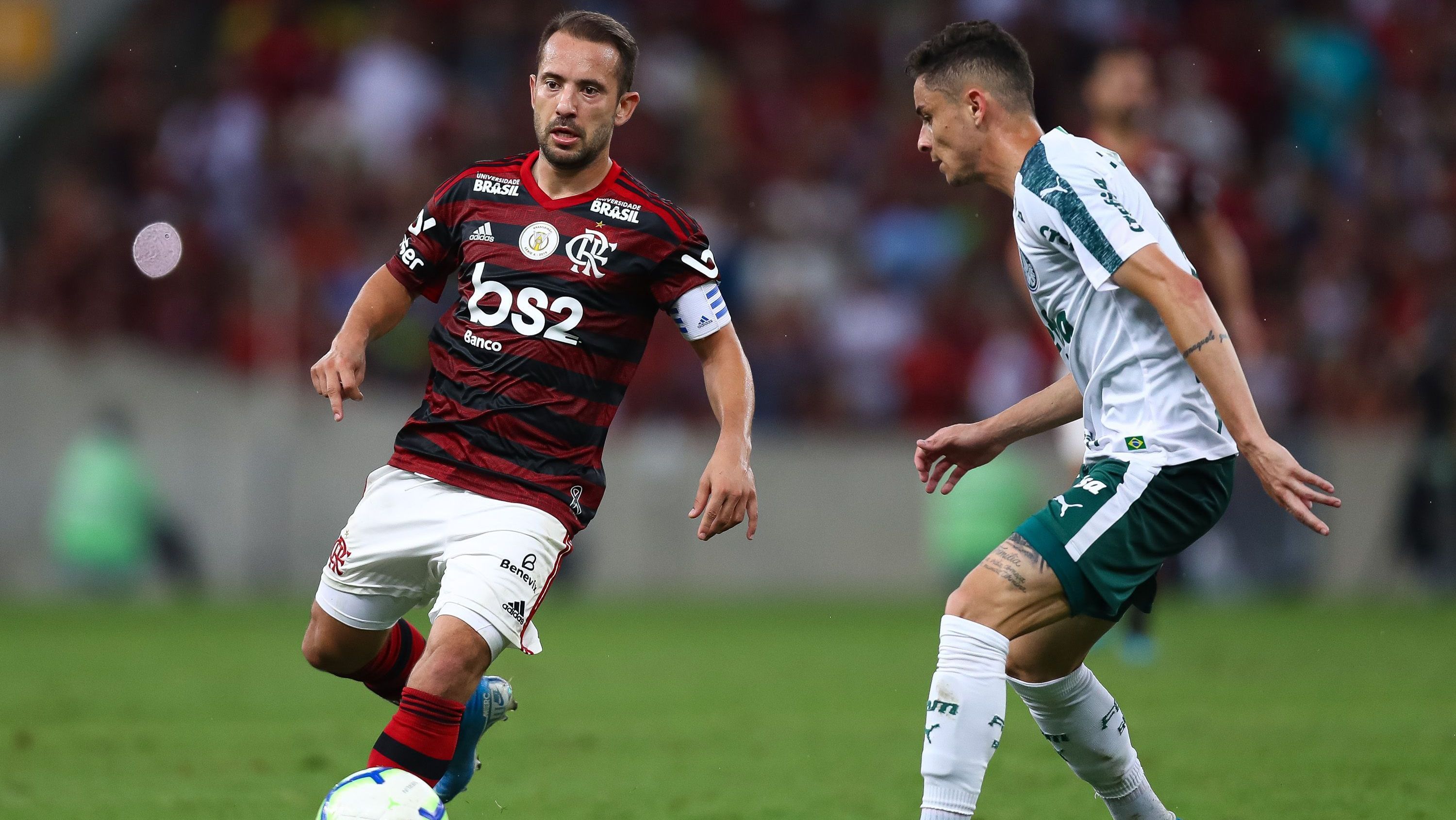 Lance em Flamengo x Palmeiras, pelo Brasileirão de 2019