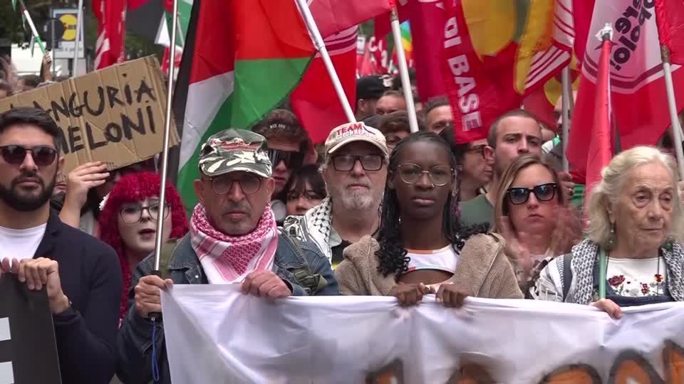 Protestos Itália Flotilha