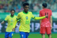 Estêvão celebra momento e exalta evolução da Seleção após goleada