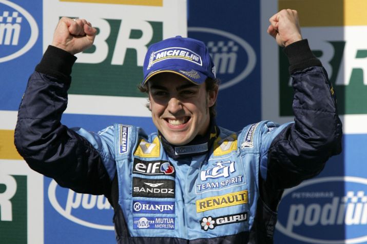 Alonso conseguiu o bicampeonato também no Brasil • Clive Rose/Getty Images
