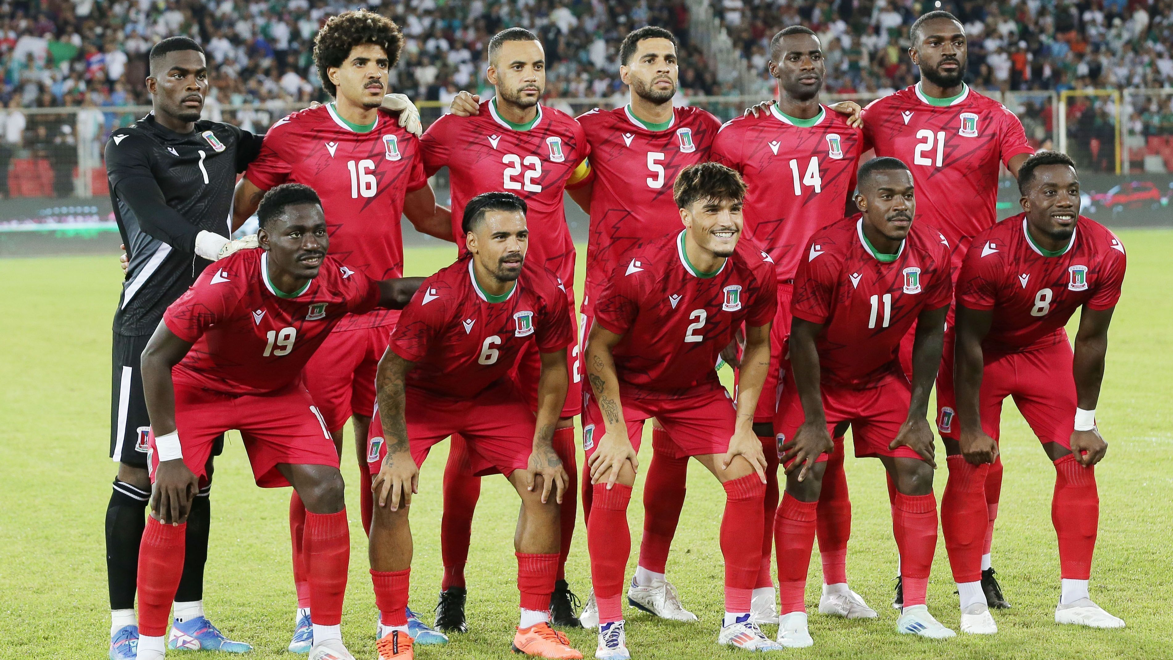 Guiné Equatorial antes de jogo das Eliminatórias