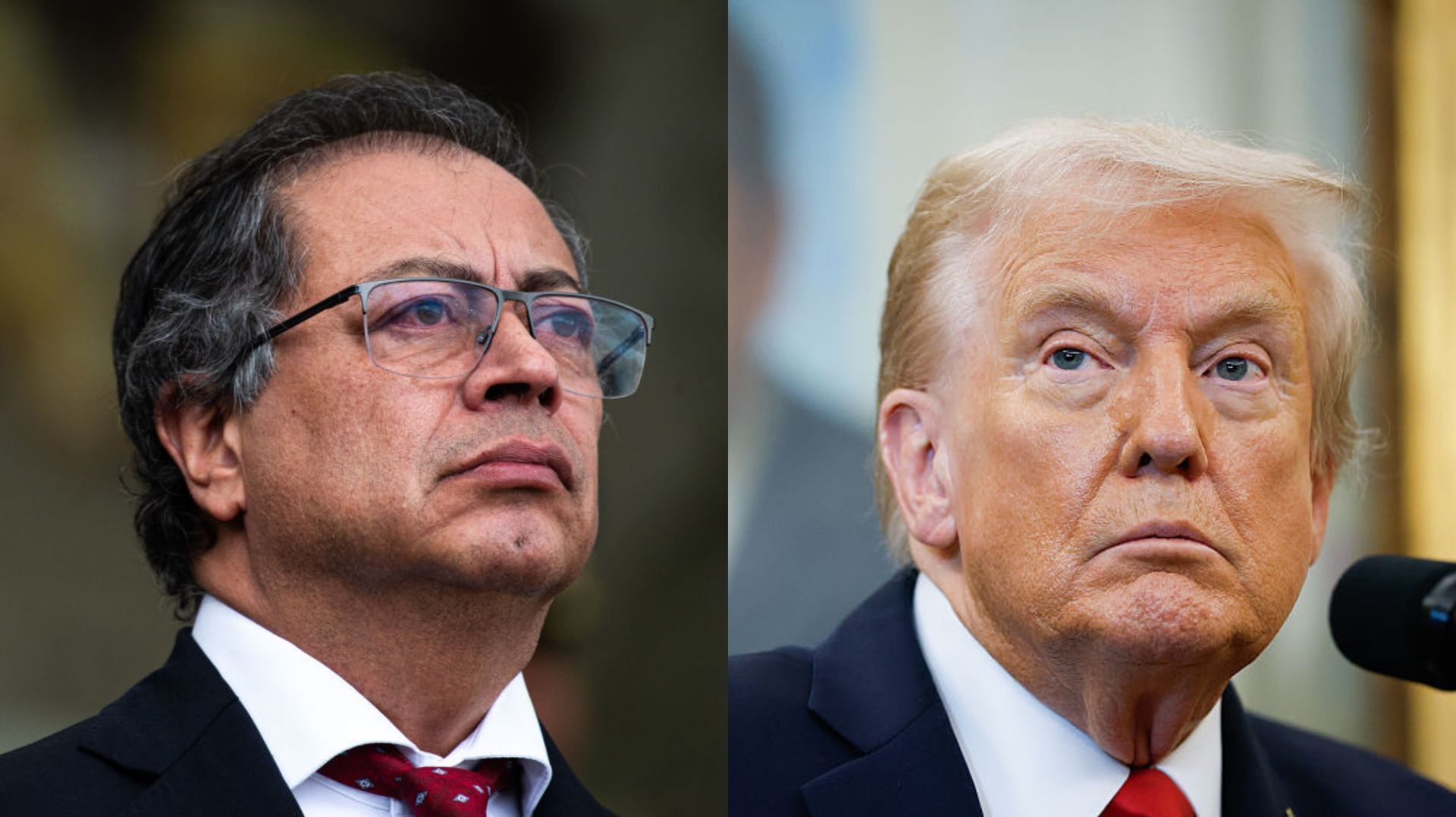 Gustavo Petro e Donald Trump