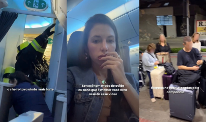 "Situação tensa": influencer relata susto após 'odor' em voos para Miami