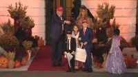 Trump celebra Halloween com crianças na Casa Branca