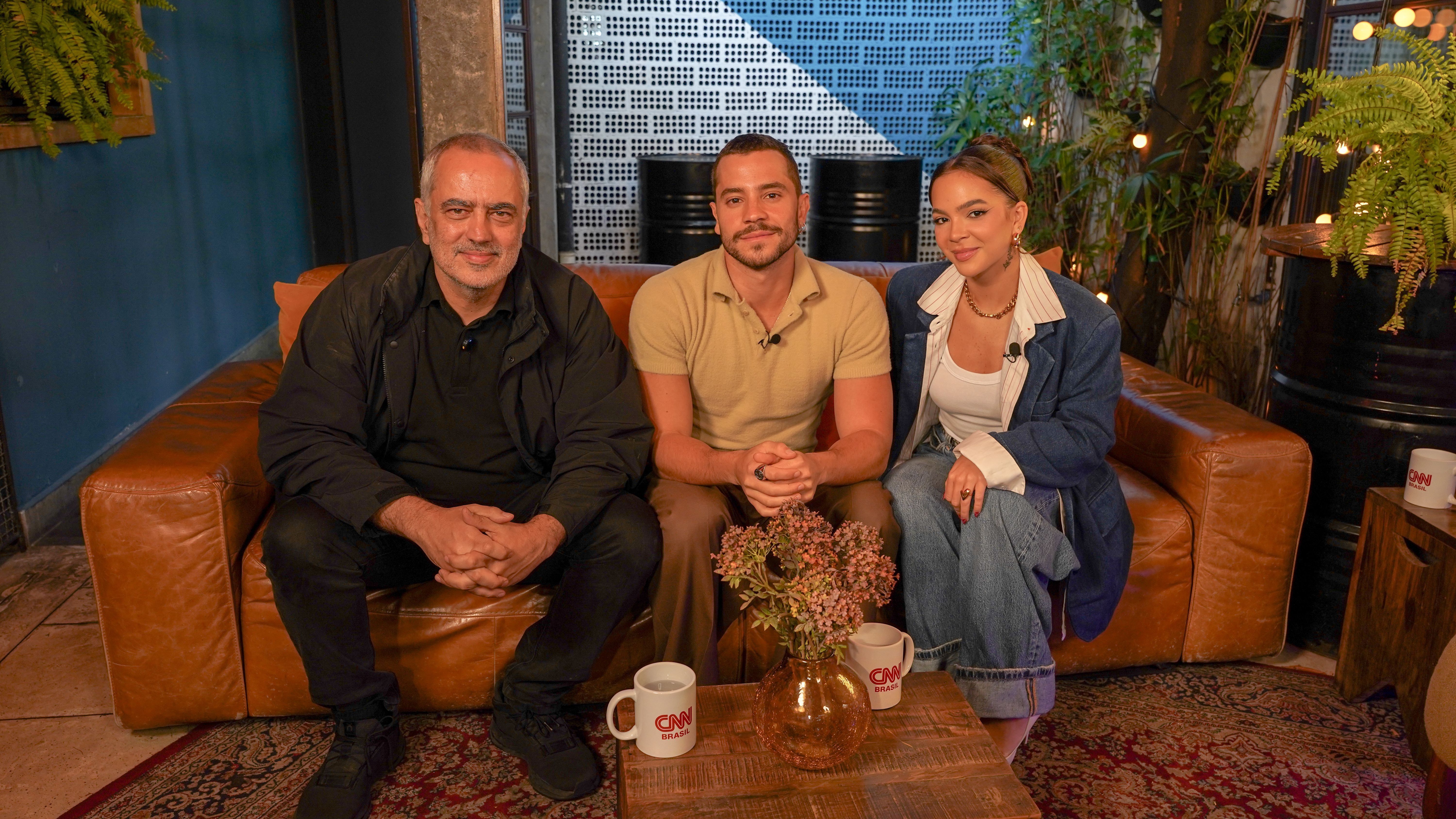 Heitor Dhalia, André Lamoglia e Mel Maia