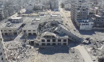 Vídeo mostra Cidade de Gaza em escombros após cessar-fogo