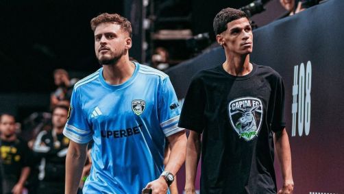 Jon Vlogs e Luva de Pedreiro, presidente do Capim FC