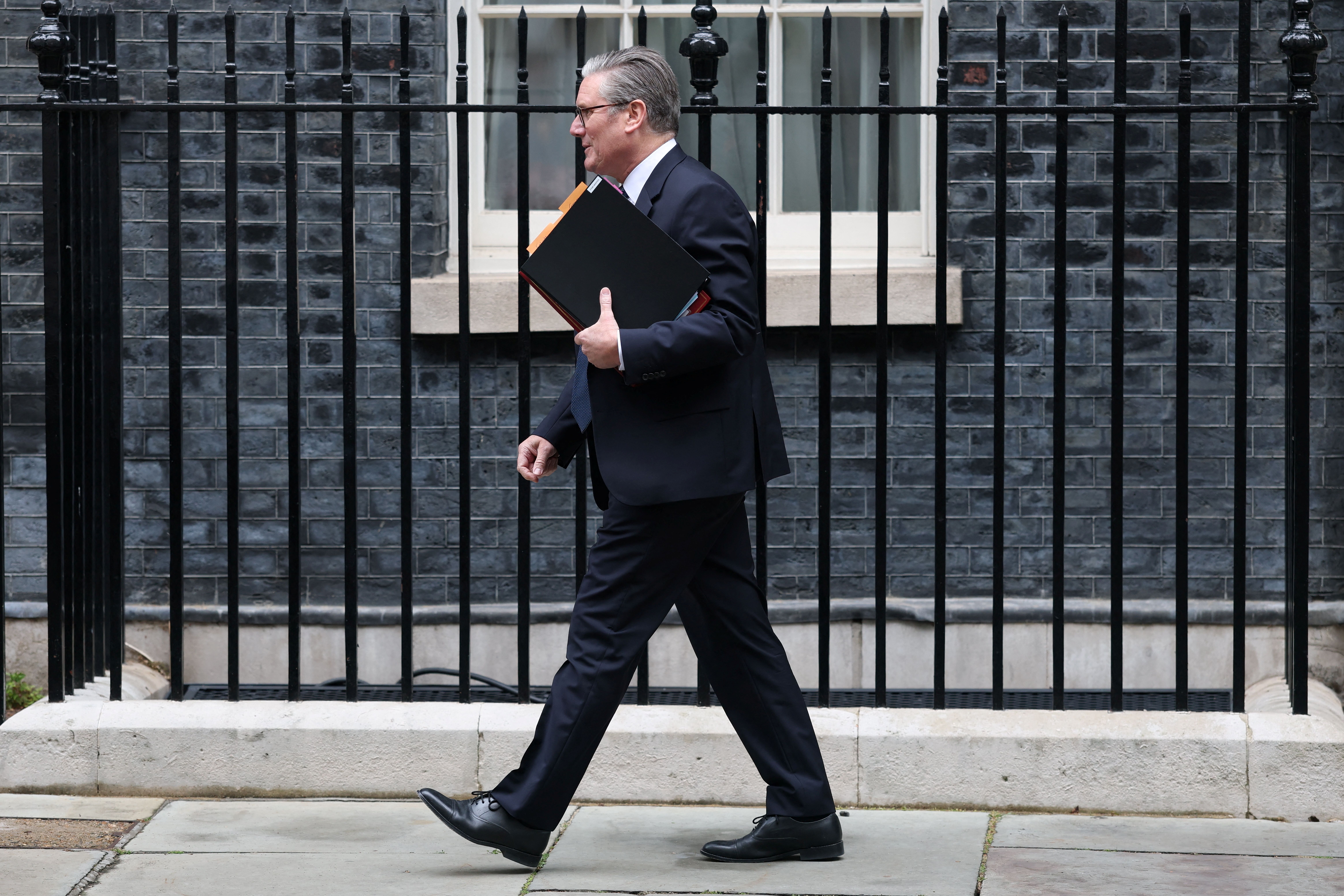 Keir Starmer em Londres