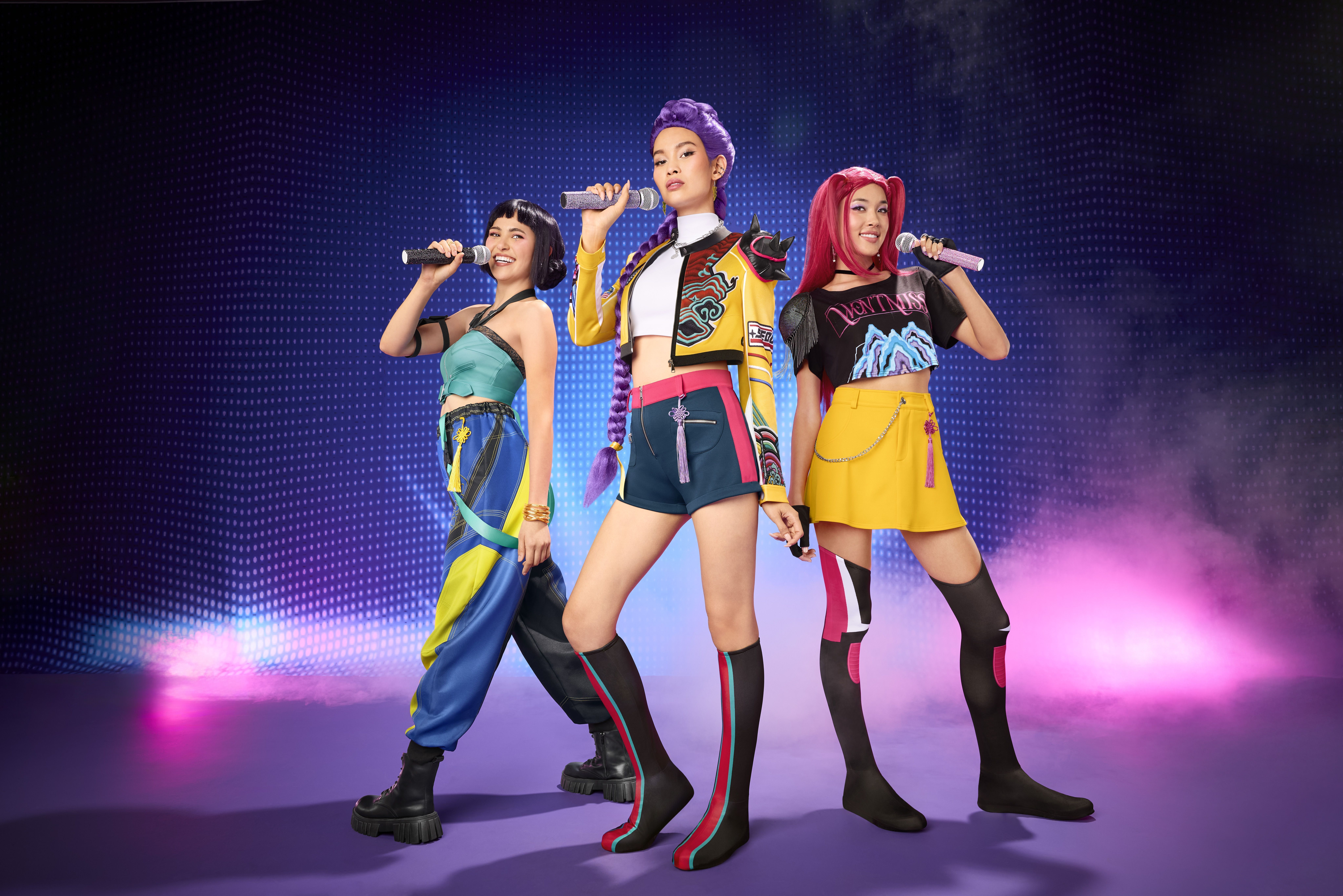 Fantasia de Halloween inspirada em K-Pop Demon Hunters • Divulgação/Spirit Halloween