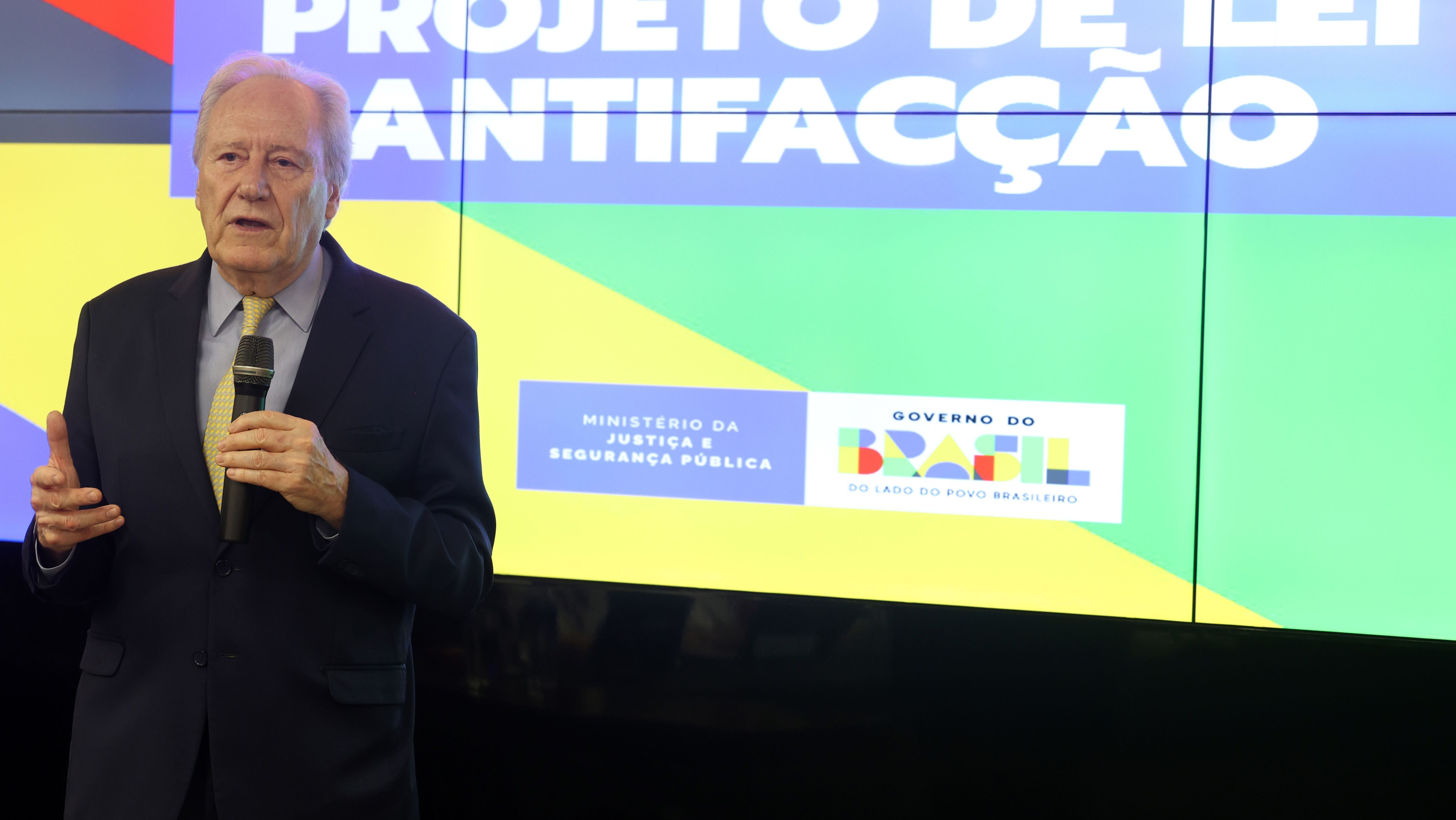 Anúncio do projeto de lei Antifacção