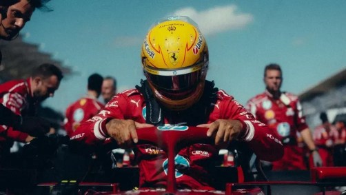 Lewis Hamilton, da Ferrari, antes do GP dos Estados Unidos