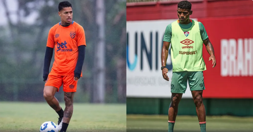 Matheusinho, do Sport, e Hércules, do Fluminense