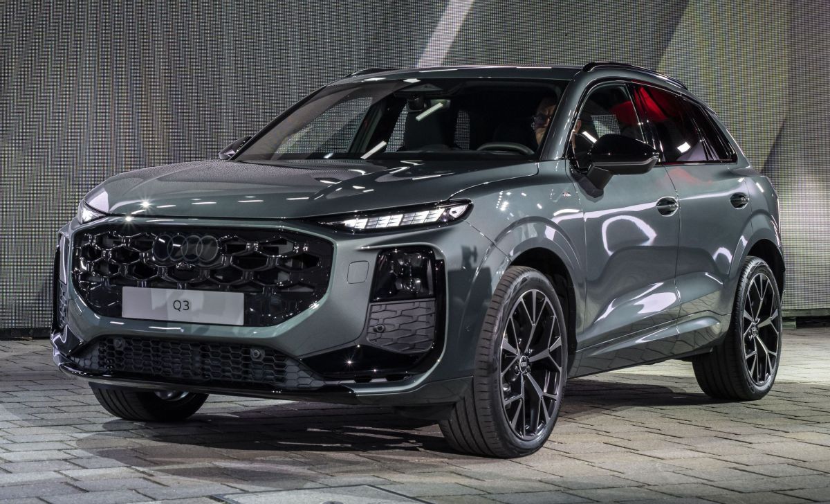 Audi Q3 durante revelação mundial em Ingolstadt: modelo será montado no Brasil