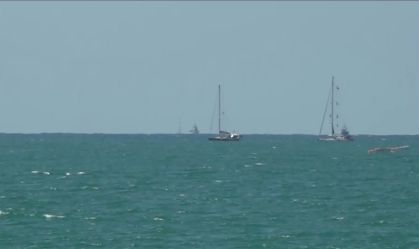 Israel interceptou cerca de 40 barcos de flotilha, mostra rastreador