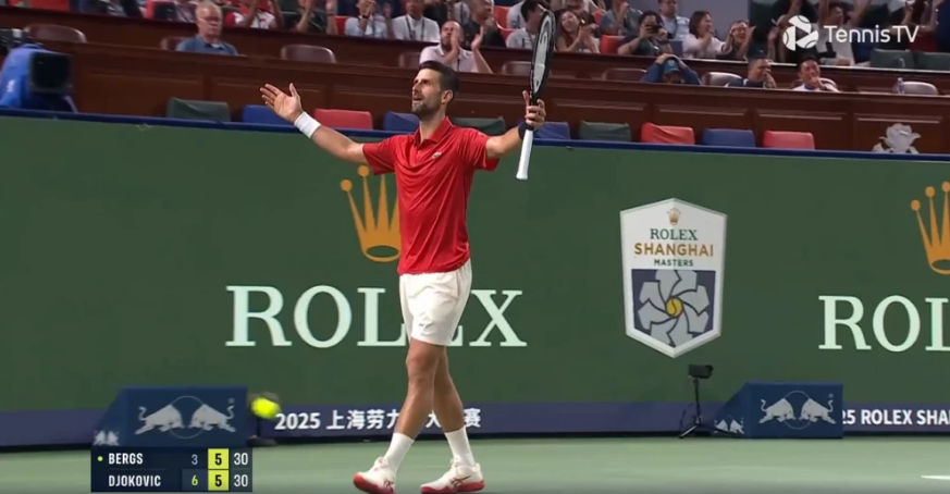 Novak Djokovic no Masters 1000, em Xangai
