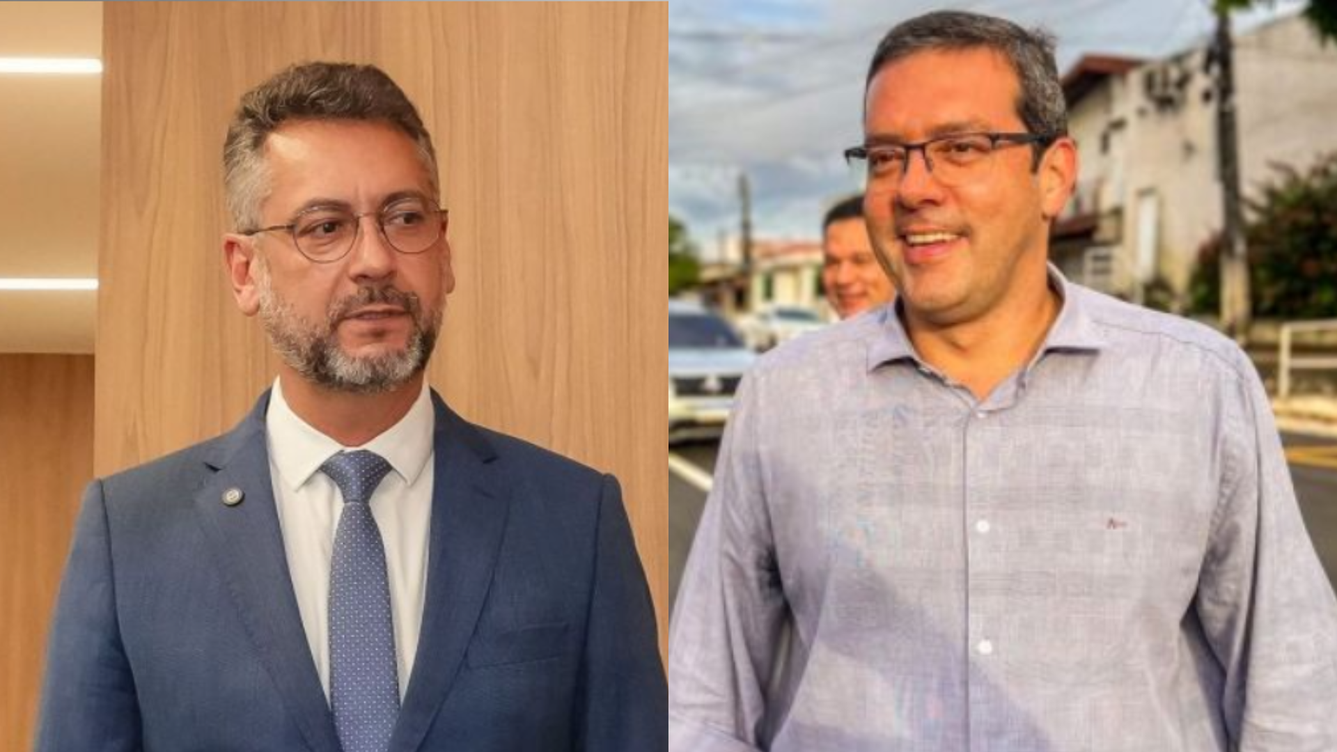 O governador do Amapá, Clécio Luis (à esq.), e o prefeito de Macapá, Dr. Furlan (à dir.)